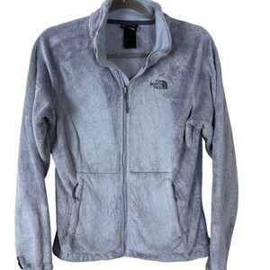 The North Face Fleece Jacket Womens S Light Purple/Gray Full Zip Osito Cozy Warm